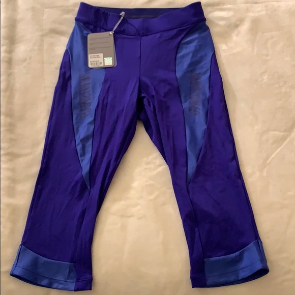 GS Blue Leggings W Logo - Picture 2 of 3